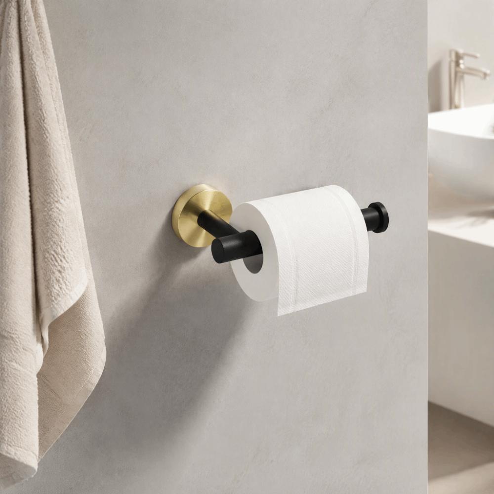 304 Stainless Steel Tissue Roll Holder Wall-Mounted Paper Towel Holder Home Use