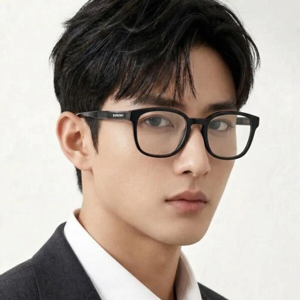 

[Burberry] Eyeglass Frames BE2344 4077 Black Square Horn-rimmed Simple Modern Fashion Daily EDISON
