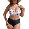 2026 Plus Size European & American Three-Piece Beach Cover-Up Swimsuit for Women