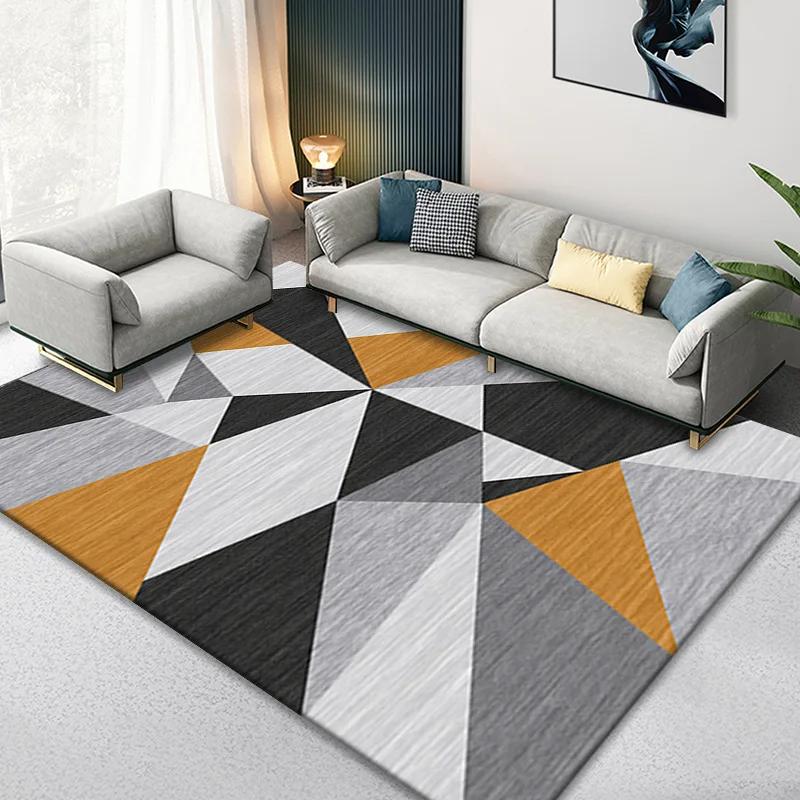 Geometria Marmorizzata Nordica Decorazione Stanza Adolescenti Tappeti per Soggiorno Tappeto Camera da Letto Tappeti da Area Antiscivolo Tappetini Lavabili in Casa