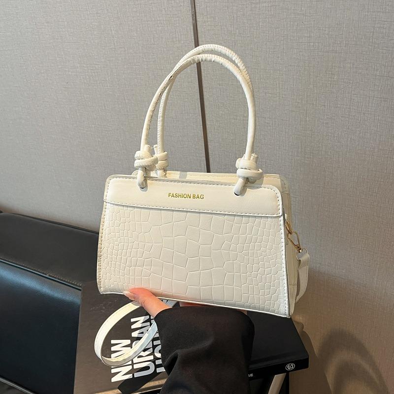 Casual Handbag Women's Small Square Bag New Fashionable Texture Messenger Bag Splicing Niche Bag