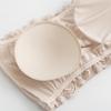 Silk Non-slip Strapless Tube Top, Mulberry Silk Large Size Lace Chest-wrapped Primer, Underwear with Chest Pads Around the Chest
