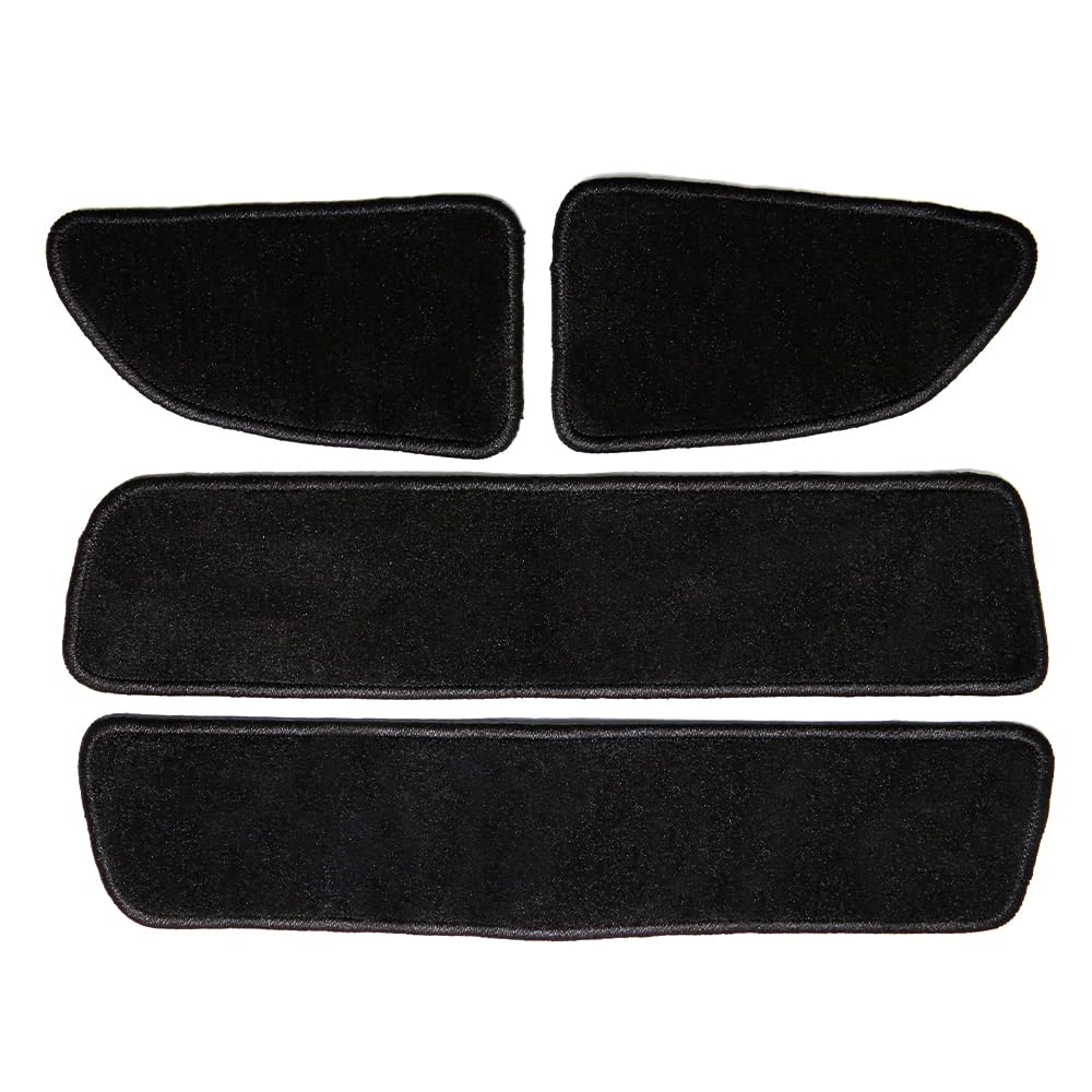 

Suzuki Every Wagon DA17W Накладки на пороги Комплект от царапин с ковриками для бокового входа Коврики, Брызговики, Защита, 4 шт. (Фиксированная липучка) чёрный