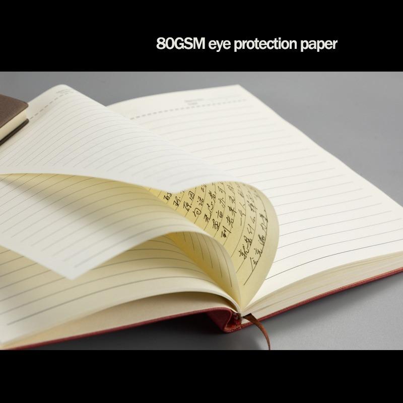 New A5/A6 Notebook Business Sheepin Notepad Lined Daily Office Notebook Journal Stationery 160pages/240pages