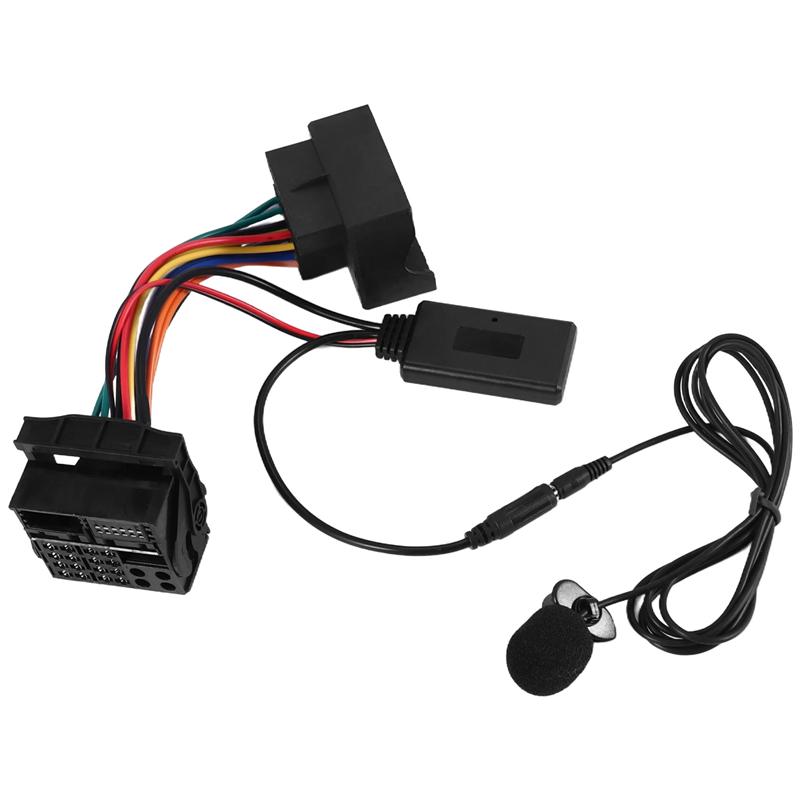 Car Bluetooth 5.0 Aux Cable Microphone Handsfree Mobile Phone Free Calling Adapter For Ford Mondeo Focus Fiesta 6000 CD-M53K