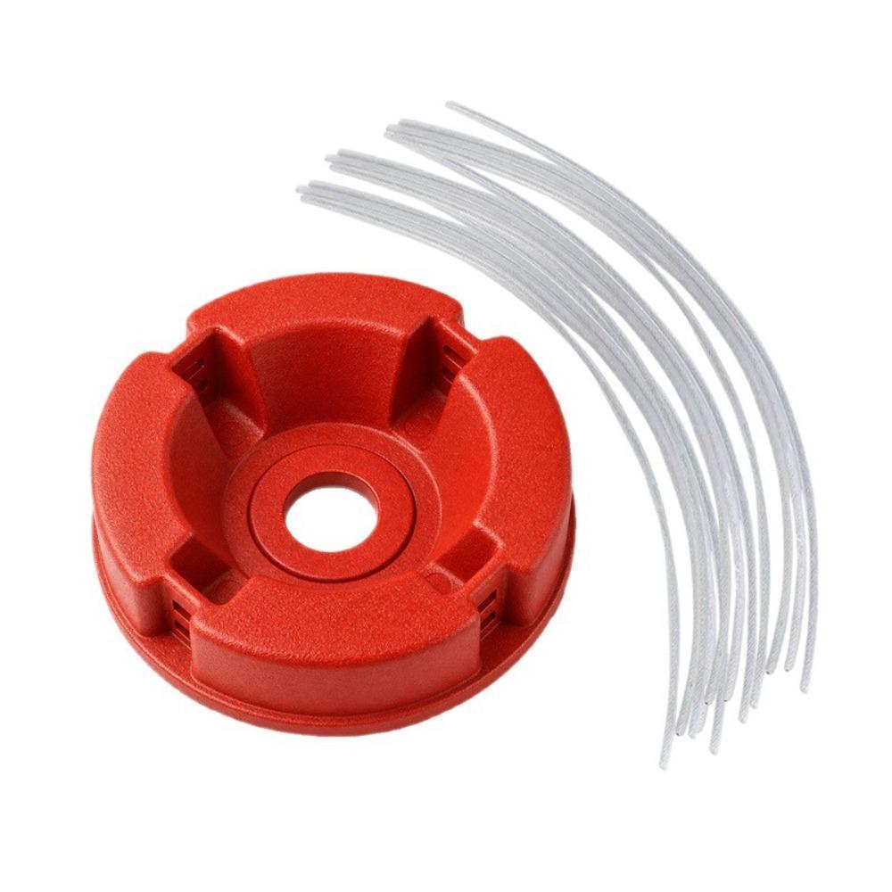 Nylon Steel Line Aluminum Zinc Zinc Alloy Head Wire Rope Through Hole Trimmer Replacement Head  Yard Care