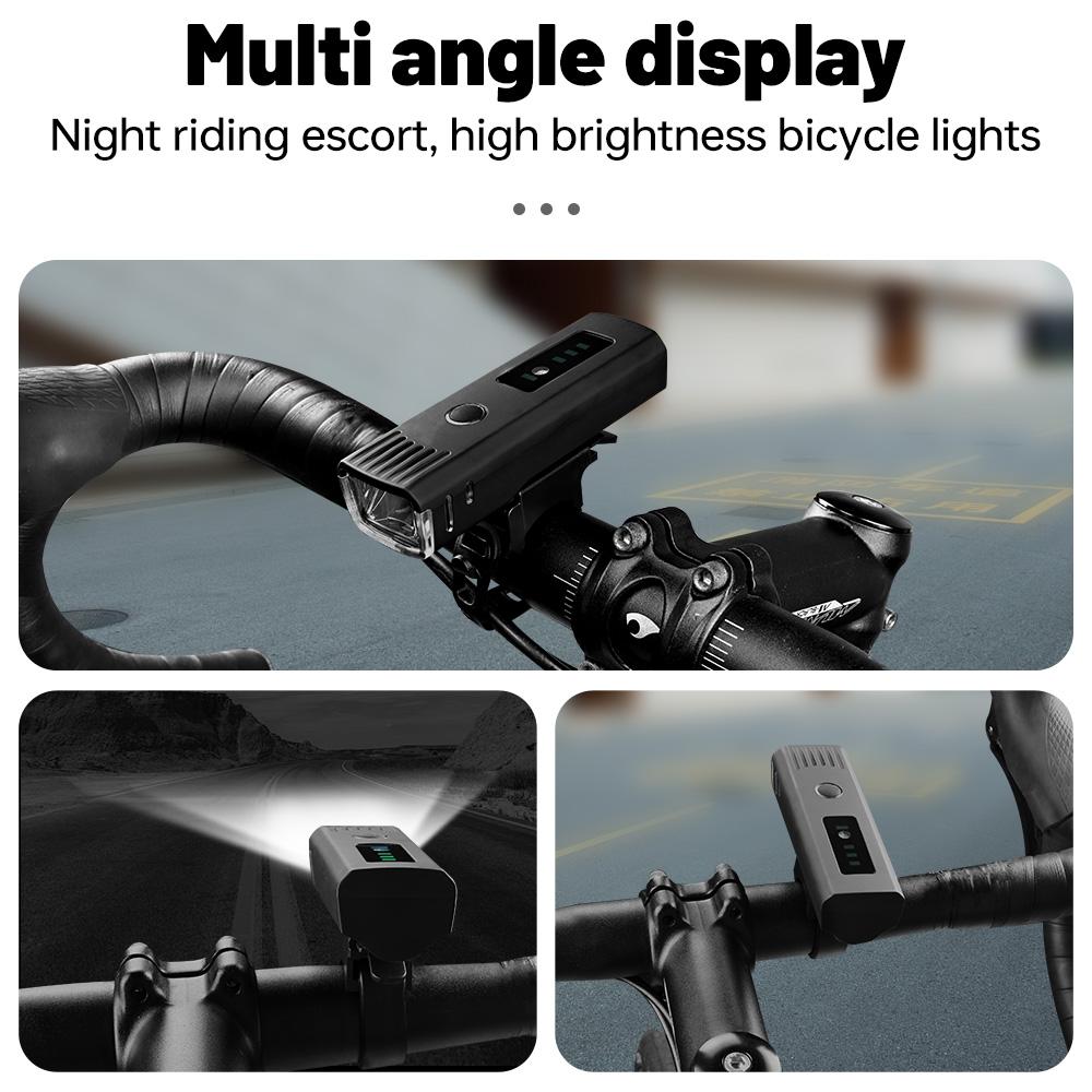 X-Tiger 400 Lumen Cycling Front Lamp USB Rechargeable Mountain Bike Rear Lamp High-Brightness Bicycle Light 7