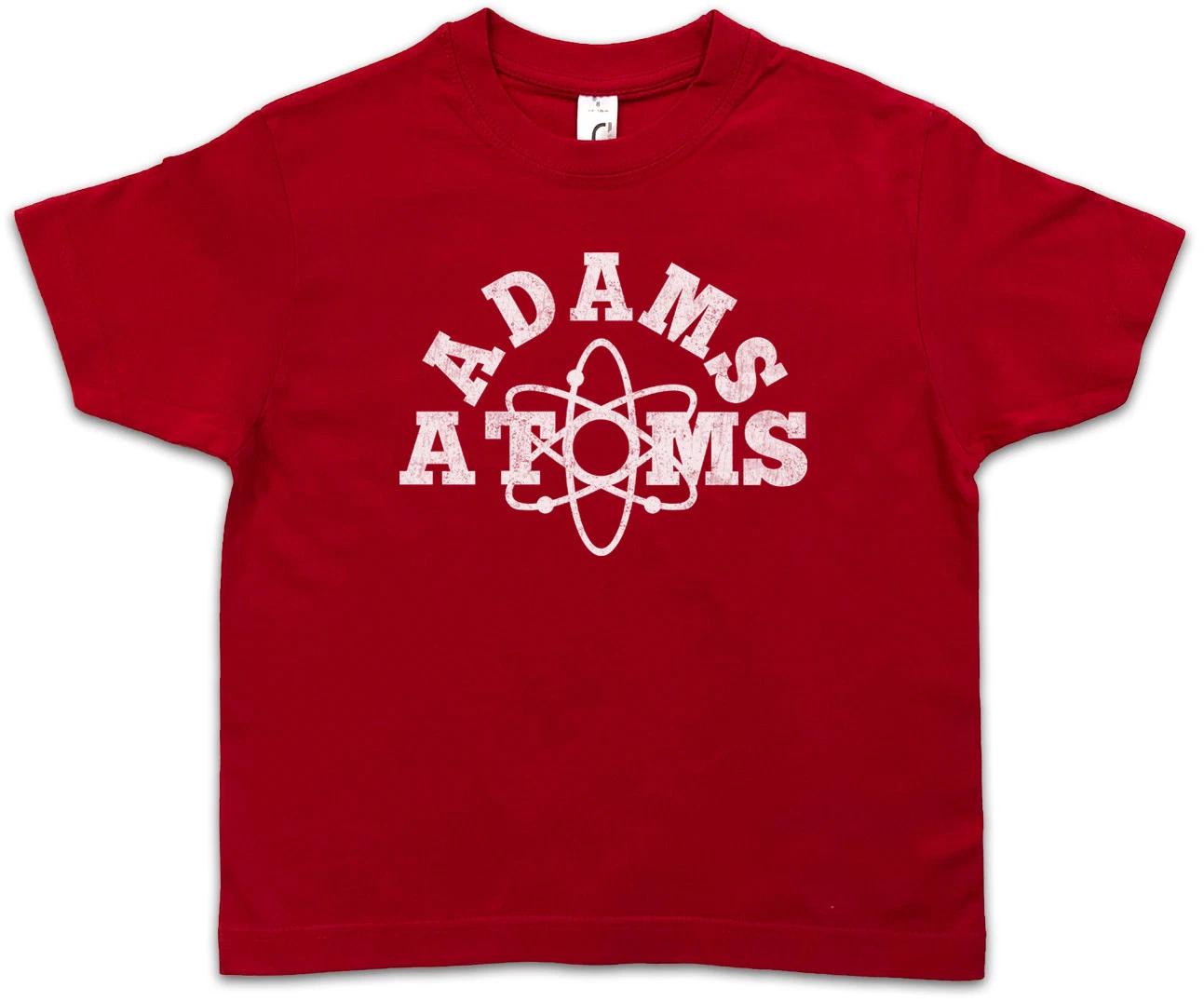 ADAMS ATOMS Kids Boys T-Shirt Revenge of the College Team Nerds Symbol Sign Logo 100