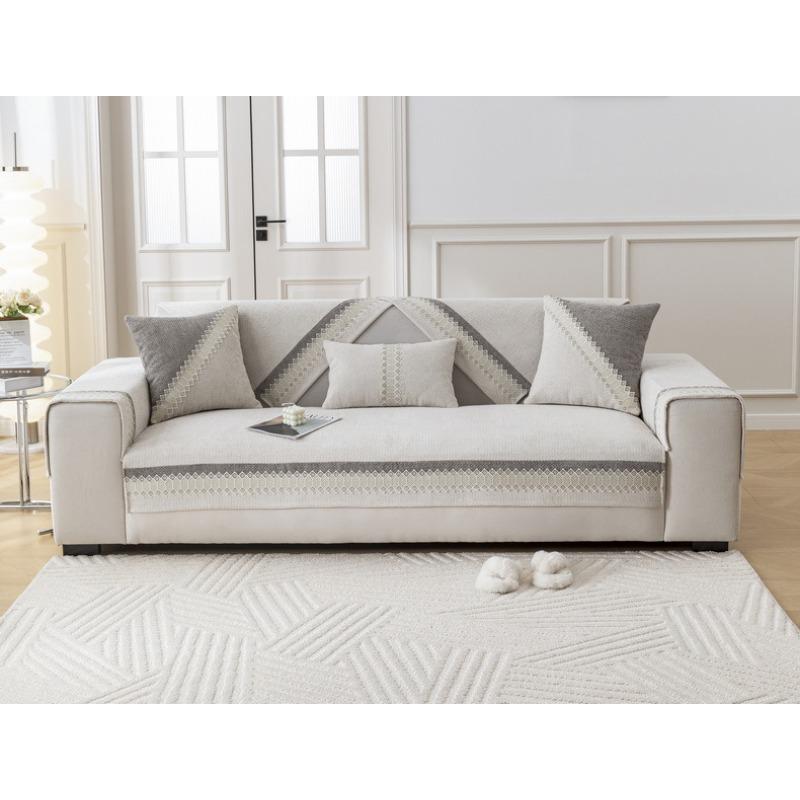 New Style Small Fragrant Sofa Cushion, Universal for All Seasons, Simple Modern Non-slip High-end Sofa Cover Cover