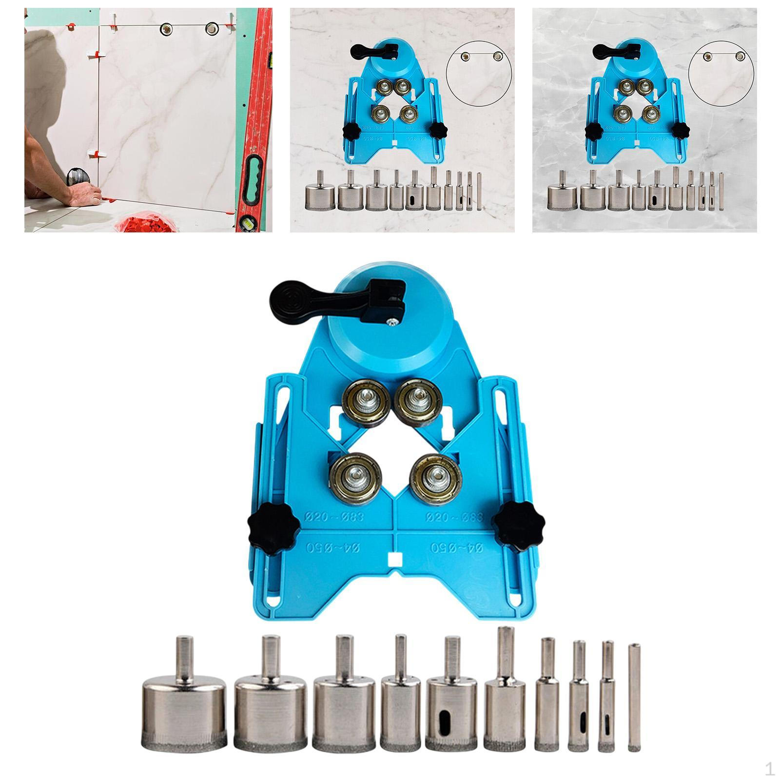 

Регулируемый центрирующий держатель для локатора отверстий с вакуумным присосом и 10 режущими кромками Single Suction Cup