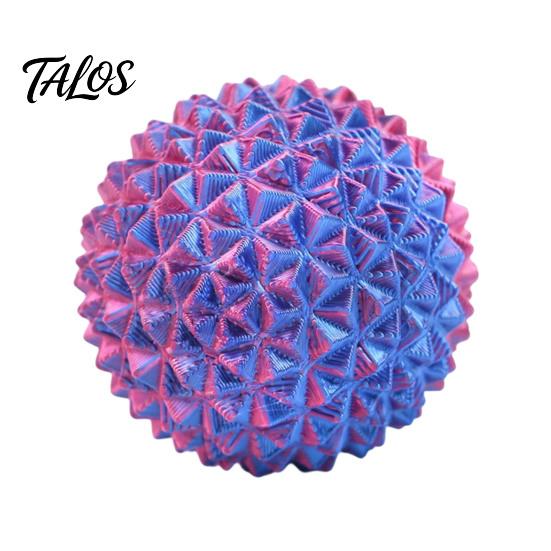 Textured Fidget Ball 3D Printed Rotatable Spiky Ball, Mini for Finger Tactile Stimulator Stress Relief, Portable Decompression Twisting Desk