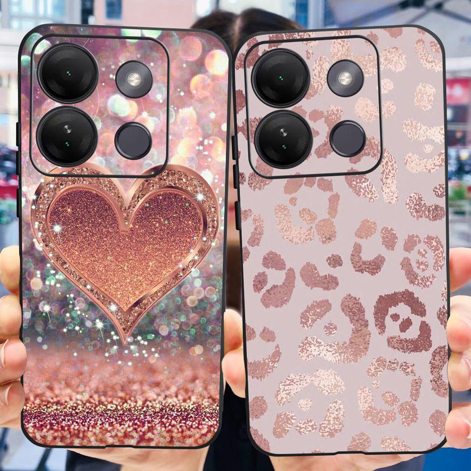 For Infinix Smart 7 HD Case Smart 7HD X6516 2023 Elegant Printing Soft Silicon TPU Slim Phone Back Cover