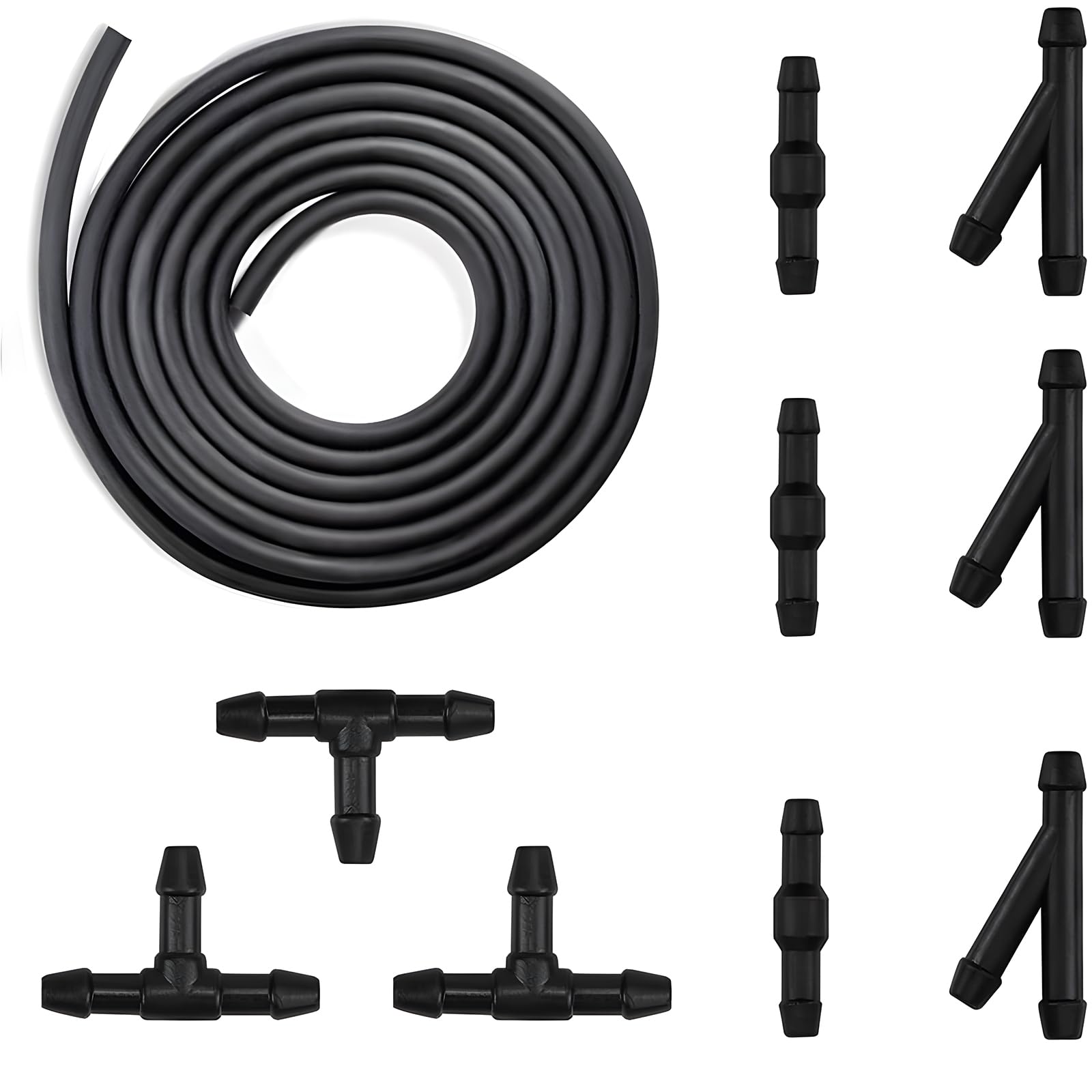 CTRICALVER Windshield Washer Hose Connector Kit, 3m Car Windshield Wiper 3M