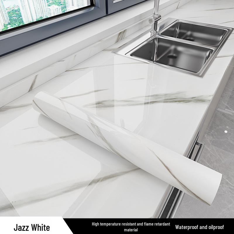 Eco-Friendly Kitchen Anti-Oil Stickers: Self-Adhesive, Waterproof, Heat-Resistant Tile and Stove Top Renovation Wallpaper.