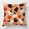 Decorative Cushion Home Living Room Decor Throw Pillow Cover Plant Halloween Autumn Funny