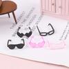20 szt. Mini Plastikowe Okulary Okrągłe Oprawki Okulary Dla Lalek High Dzieci Zabawka Mini Okulary Losowe Akcesoria Dla Lalek