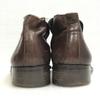 whoop-de-doo leather chukka boots 25 brown slip-on business(USED)