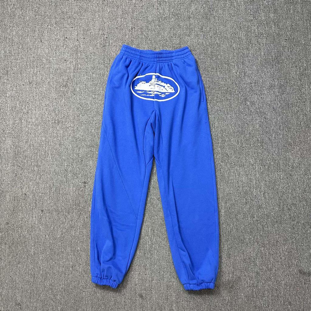 Alcatraz Ship Black Print Hip Hop Hoodie & Seven-Color Sweatpants Set