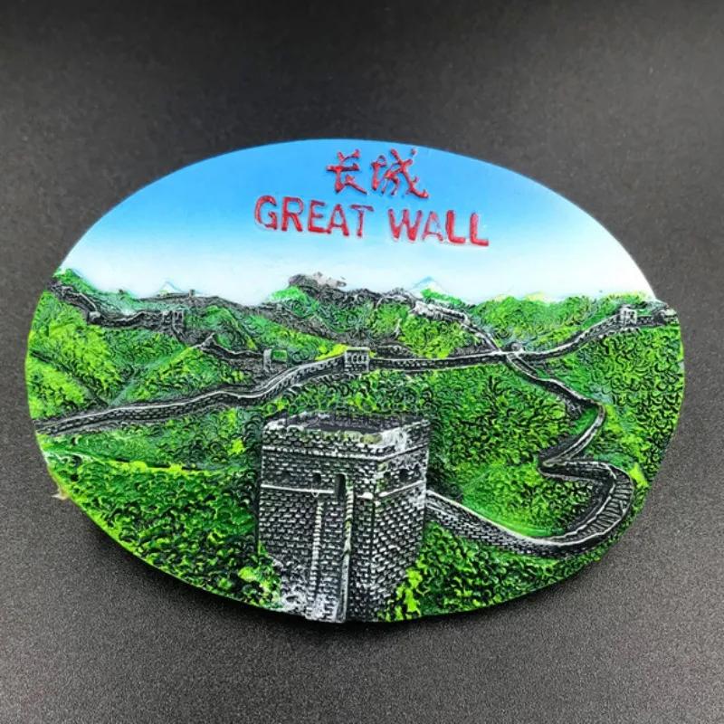 Shanghai Fridge Magnets Beijing Travelling Souvenirs Home Decor China Fridge Stickers Christmas Gifts Message Board Stickers