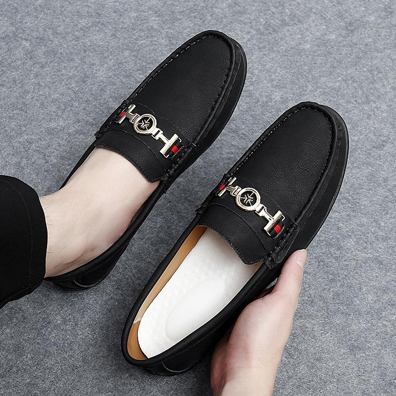 

New British Society Beanie Shoes Men s Black Summer Breathable Shoes Men s Shoes 38