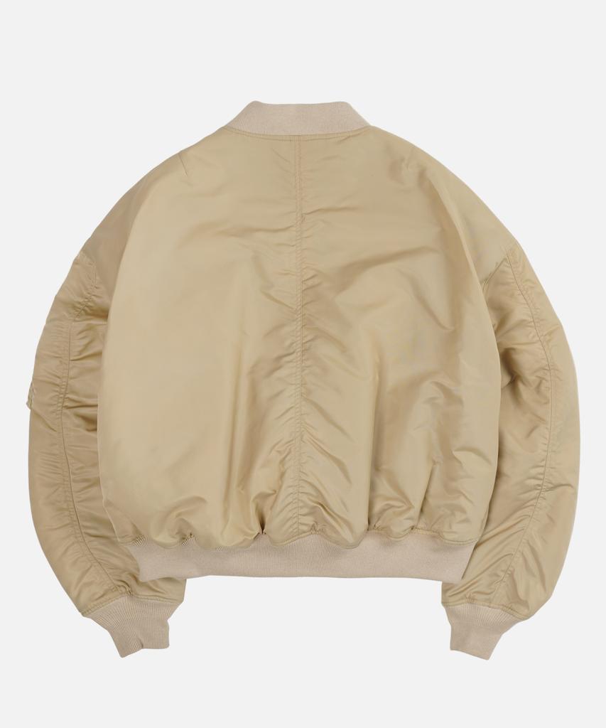 Frizmworks Oversized Ma-1 Flight Jacket _ Light Beige