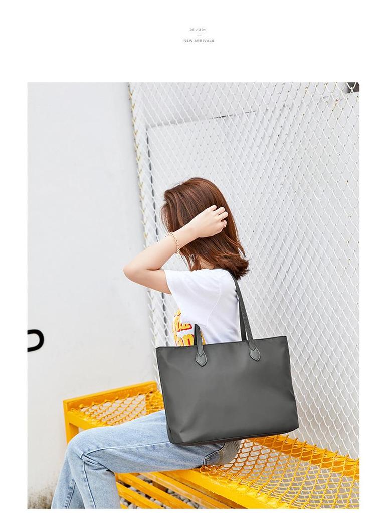Tao Yin Fashionable Oxford Cloth Large Women's Shoulder Bag - 2024 Korean Style