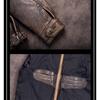 Chinese Size Vintage Men Genuine Leather Jacket Tea Core Cowhide Thickness 1.4mm Tanned Oil Waxed Real Leather Jacket Heavy Thick
