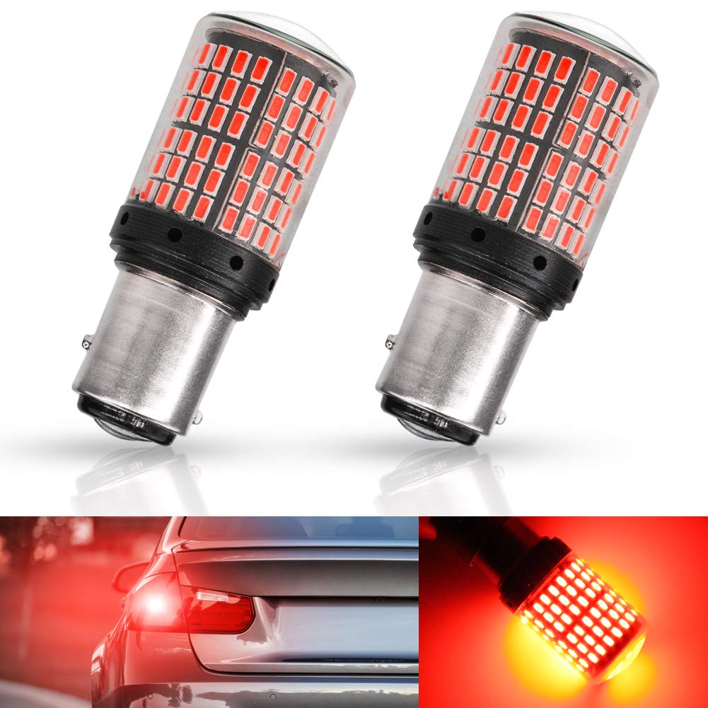 

X-STYLE S25 Двухконтактные лампы, Красный светодиод, BAY15D, Разные углы расположения контактов, Ультраяркость, Светодиод 1157 s25 double красный