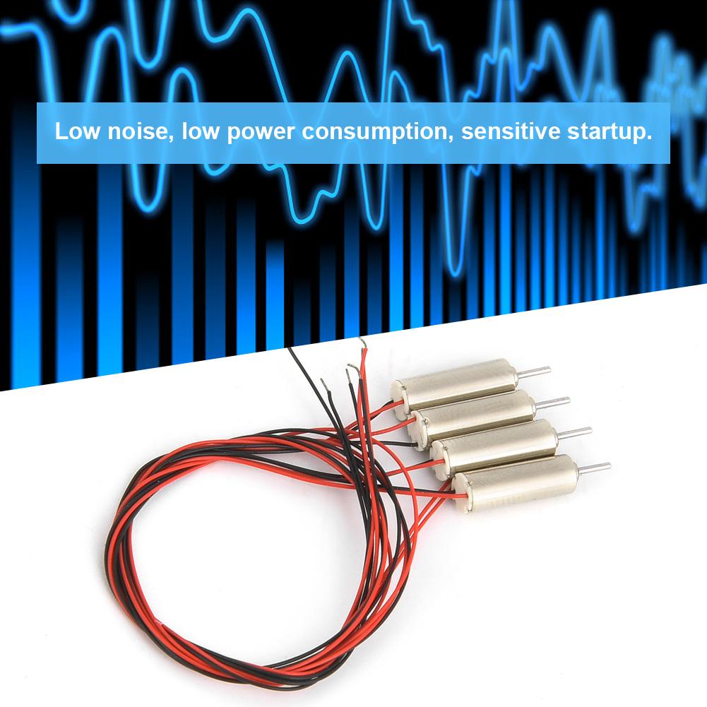 4pcs DC 4.5V 31440RPM Coreless Motor 4x12mm Micro Motor for RC Helicopter Toy
