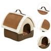 Haustier Katze Hund Haus Bett Zwinger Zubehör Gemütliche Innen Abnehmbare Warme Höhle Nest