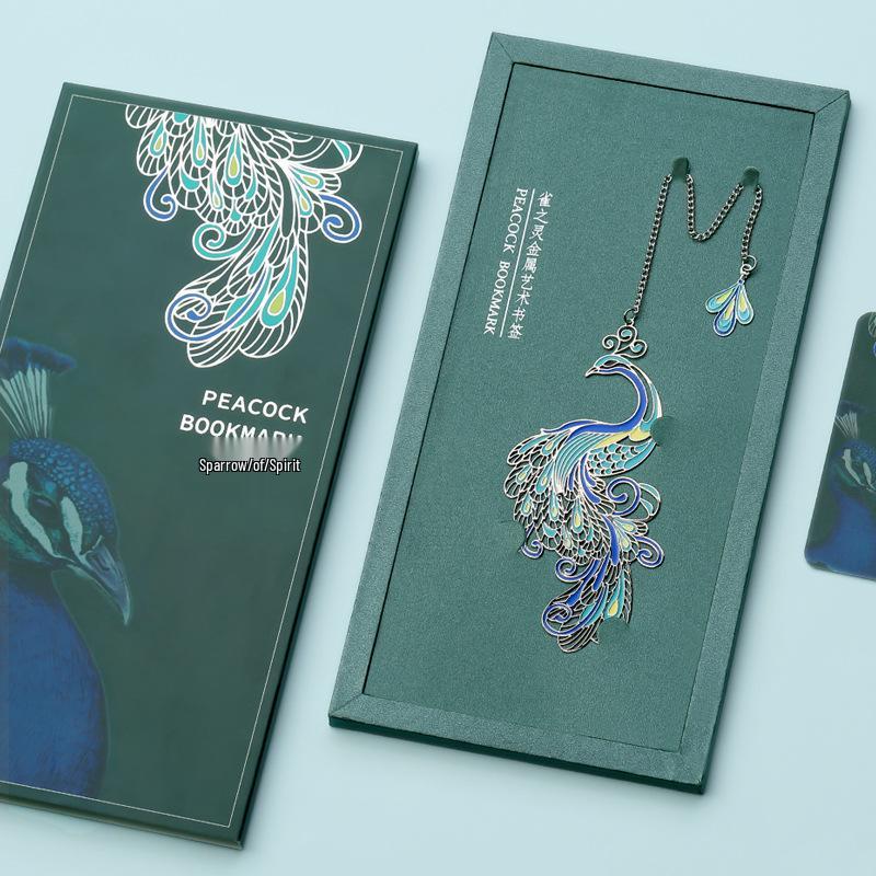 Retro Chinese Style Metal Bookmark: Creative Cultural Souvenir Gift