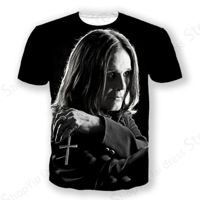 Rock Band T Shirt Ozzy Osbourne 3d Printed Tshirt Men Women Fashion