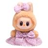 2dílná sada oblečení pro panenky Labubu, doplňky, stylová sada kawaii oblečení vhodná pro panenku Labubu o velikosti 15 cm a 17 cm