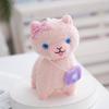 Soft And Cuddly Miniature Alpaca Plush Toy Keychain Bag Accessory In Multiple Shades