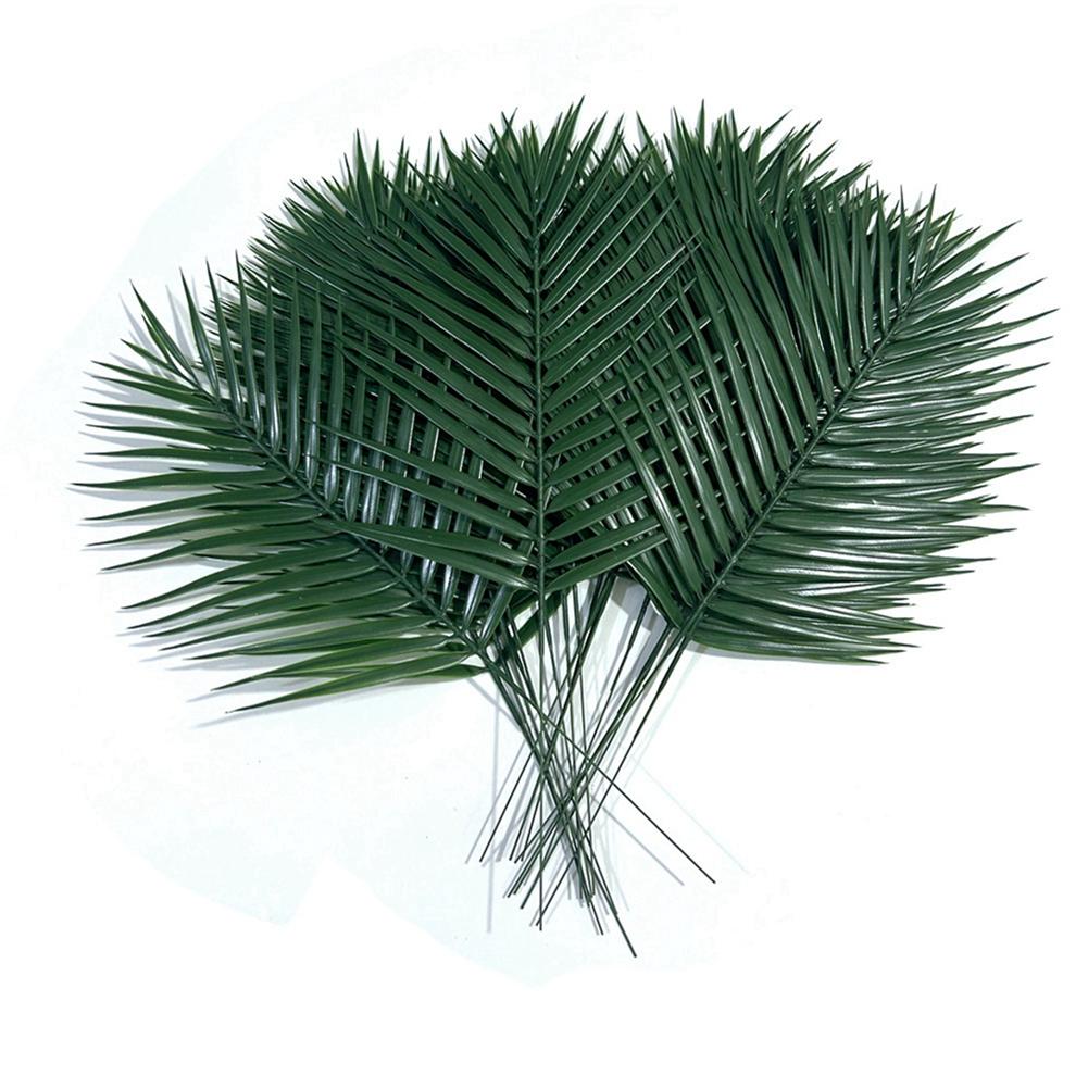 10pcs Artificial Palm Leaves Simulated Plant Decoration