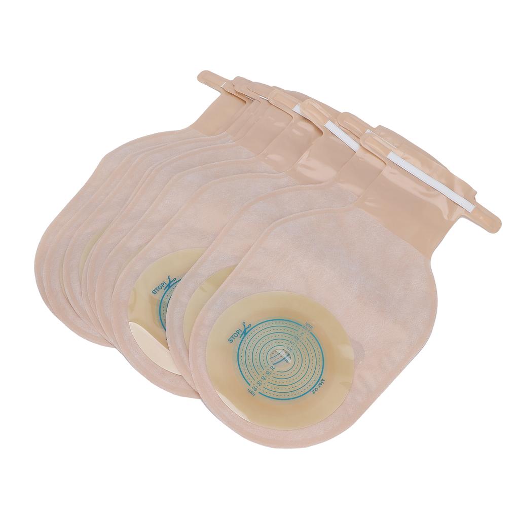 10pcs OnePiece Disposable Ostomy Bag Colostomy Bags Ostomy Ileostomy Stoma Supplies