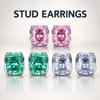 WNFU Women's Stud Earrings, Multicolor, Gold-Plated Copper