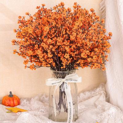 5 Stück Künstliche Blumen Herbst Falsche Pflanzen Heim Hochzeit Mittelstück Tisch Erntedankfest Party Herbst Raumdekorationen