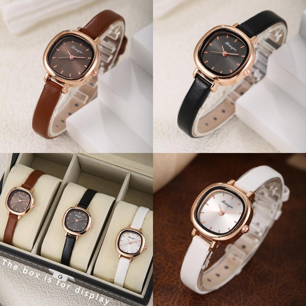 Minimalistische Damen-Quarzuhr mit verstellbarem Lederarmband für den lässigen Alltagsgebrauch