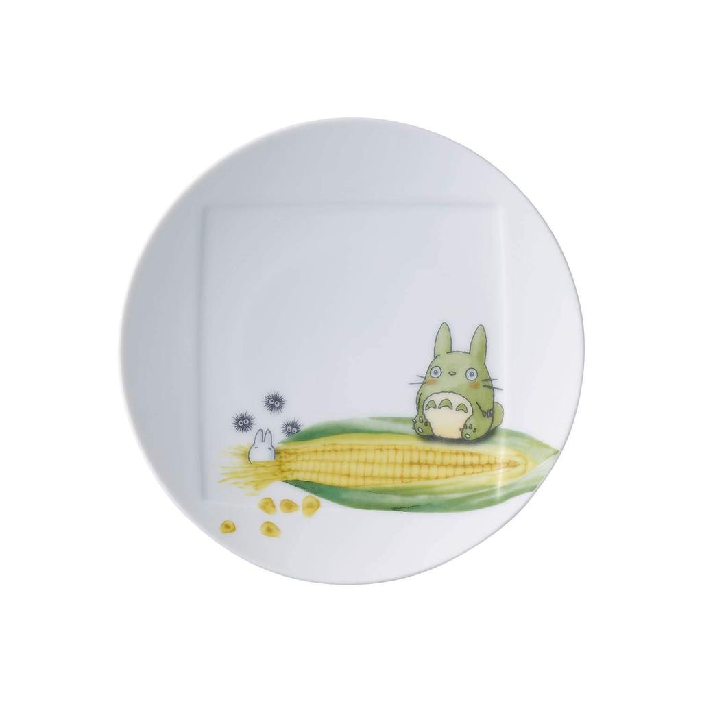 Set de farfurii Noritake My Neighbor Totoro Seria de legume Se potriveste la cuptorul cu microunde Lavabil la masina de spalat vase 5 bucati din portelan fin (imagine diferită) 15.5cm