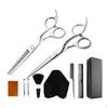 1 Hair Cutting S Set Includes Straight , Thinning S, 2 Clips, Cape, Grooming Comb,