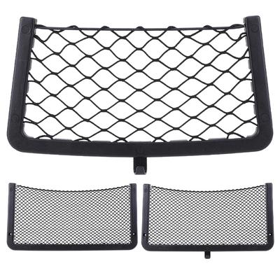 Car Mesh Net Bag Elastic Net Cargo Mesh Net Caravan Bus Vehicle Seat Back Organizer Bus Seat Back Mount Organizer For Camper SUV