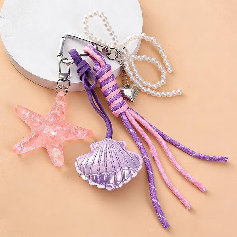 Beach Shell Mini Backpack Hanging Handbag Pendant Bag Pendant Bags Accessories