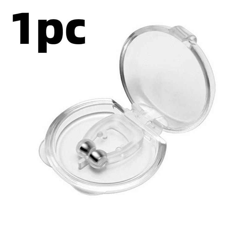 

10pcs Anti Snoring Devices Snore Stopper with Adjustable Magnet Silicone Nose Clip Stop Snoring Sleep Nose Clip with Case