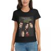 T-shirt Femme The Vampire Diaries Damon Salvatore Été Manches Courtes T-shirts Col Rond T-shirts en Coton Vêtements Hauts Streetwear