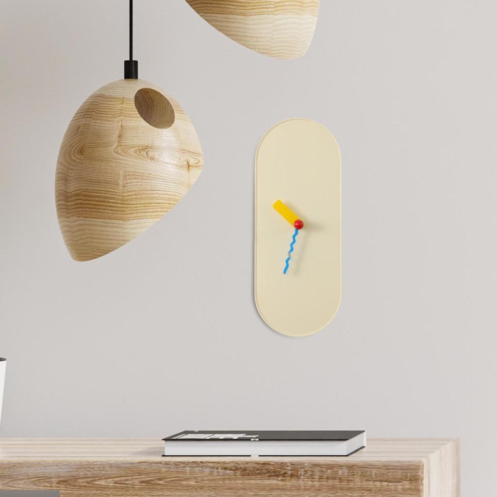Nordic Creative Wall Clock Desktop Pendula Silent Minimalist Clock for Home Living Room Bedroom Office Decoration