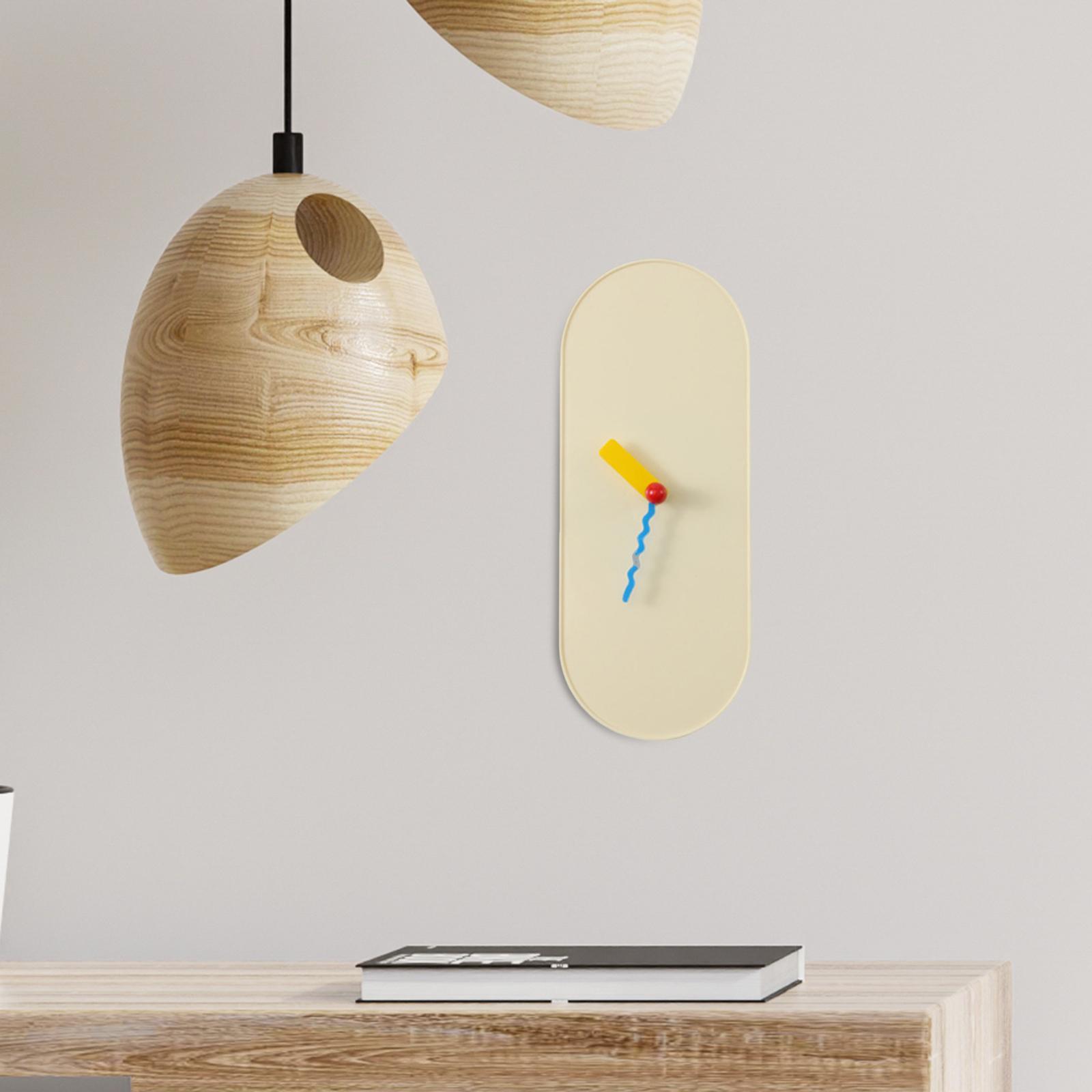 

Nordic Creative Wall Clock Desktop Pendula Silent Minimalist Clock for Home Living Room Bedroom Office Decoration