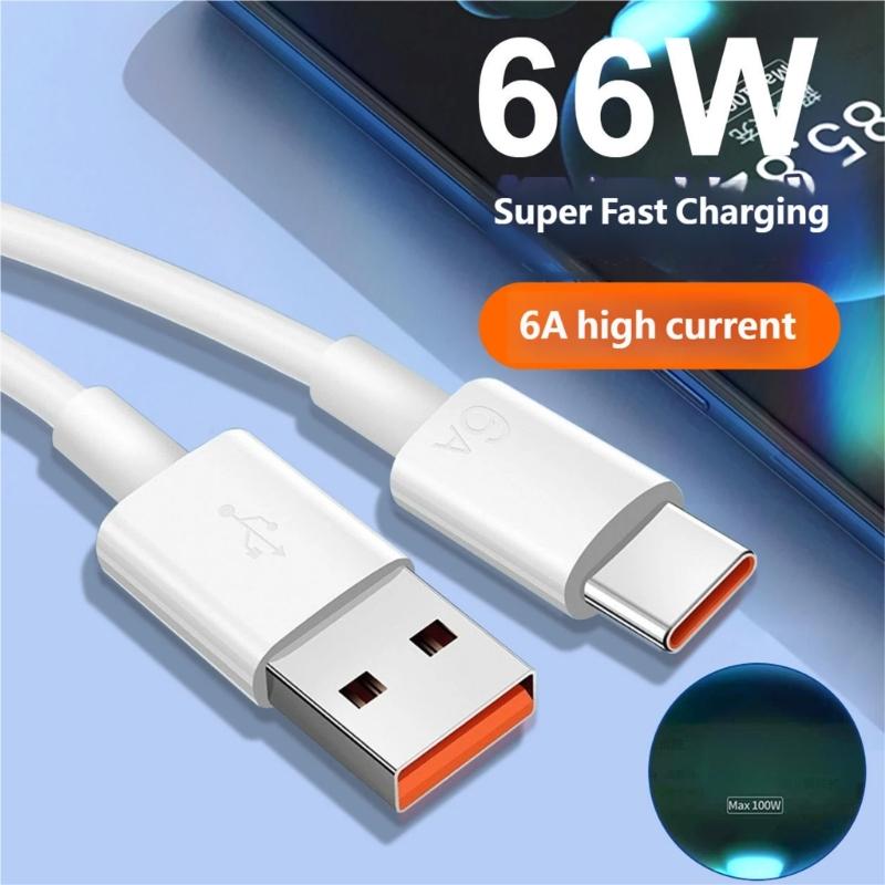 10A Fast Charging Braided Cable Right Angle USB C Cable Data Transfer Cord Suitable for Gaming and Quick Charging