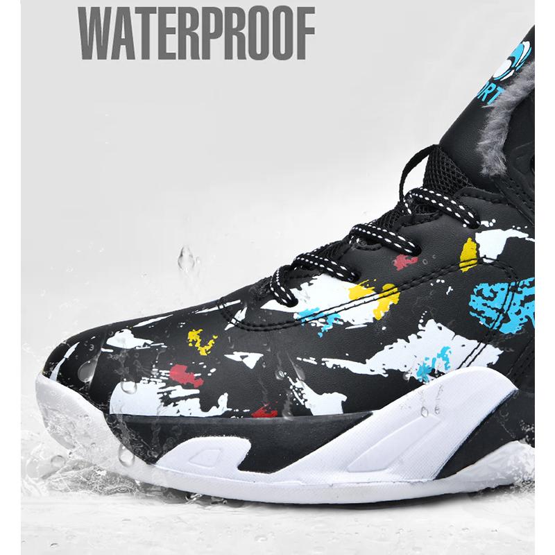 Scarpe da Ginnastica Calde Invernali da Uomo Scarpe da Basket da Donna Scarpe Sportive Comode Scarpe da Corsa Pelose Scarpe da Coppia Tenis Scarpe da Passeggio