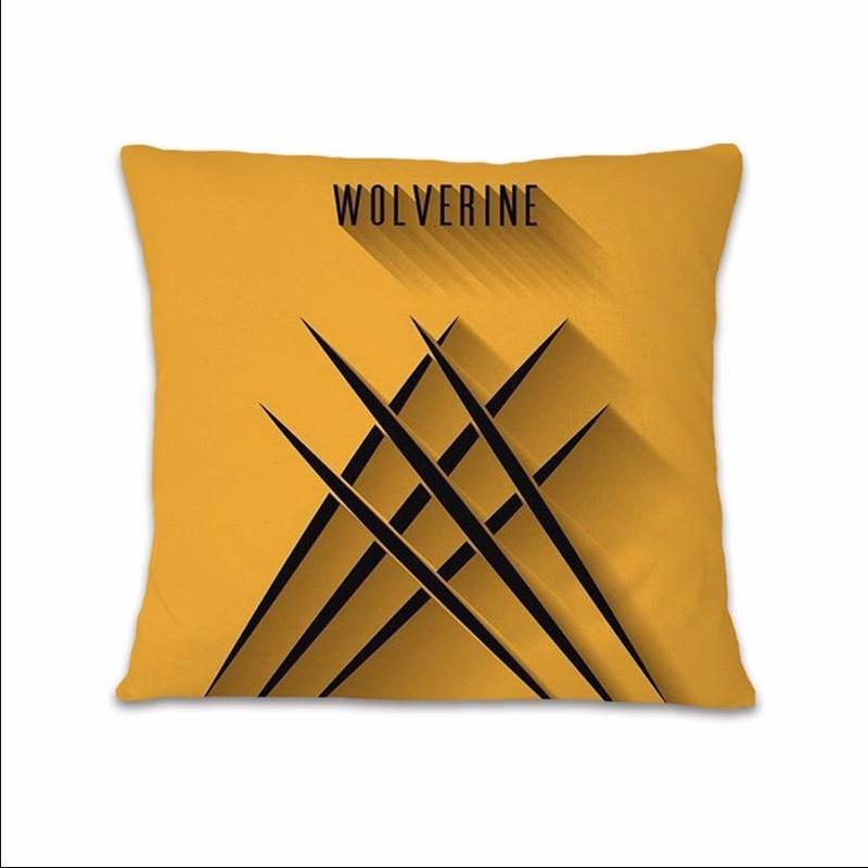 

Cartoon Spiderman Hulk Iron Man Pillow Cover Living Room Sofa Cushion Cover Room Bed Pillow Cover Studio Bedroom Home Decoration 16x16Inch